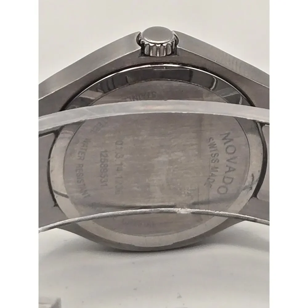 Movado Museum Classic Swiss Quartz Watch - Silver Tone 28mm